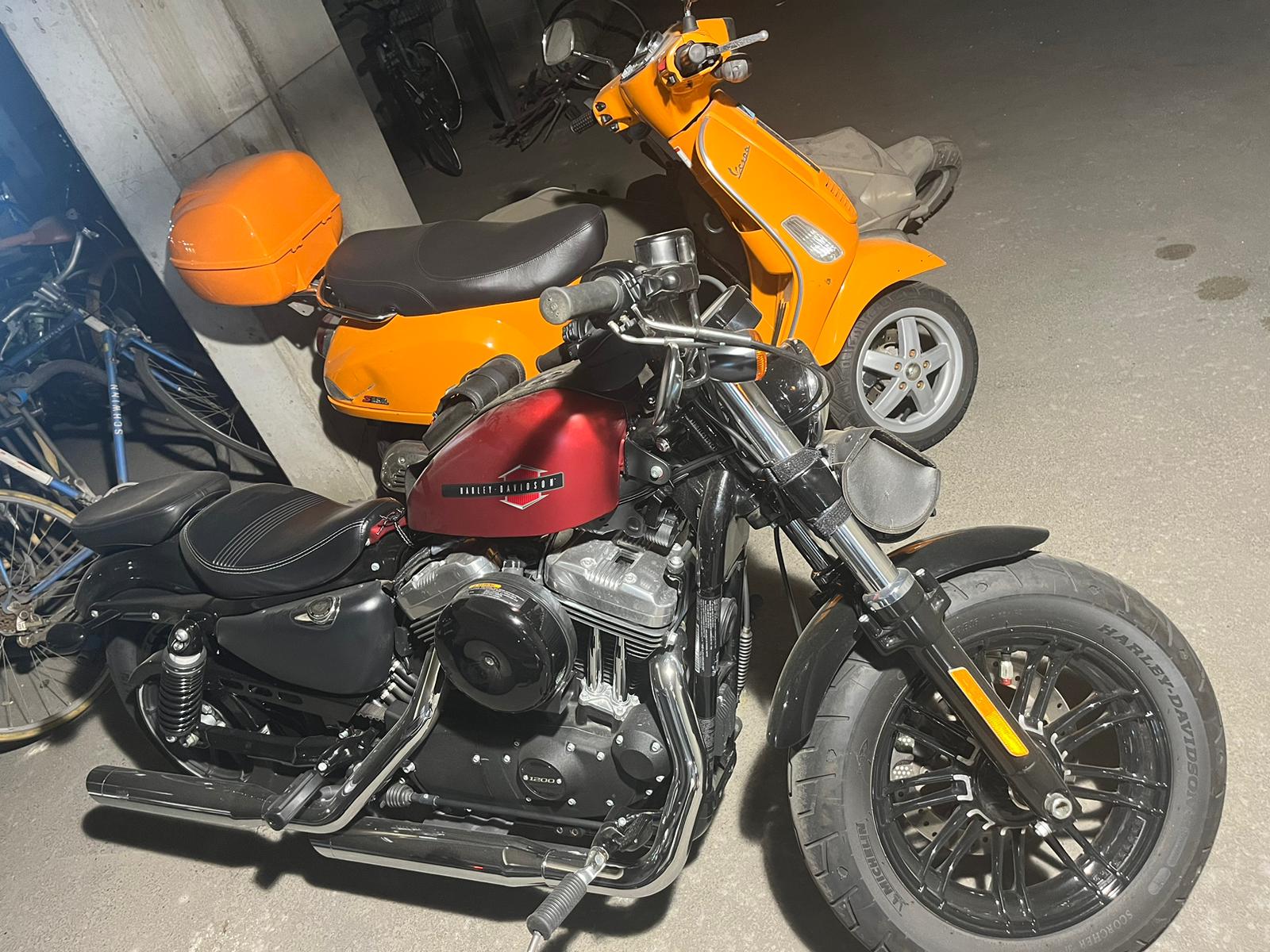 Philadelphia Motorcycle Attorney - Photo of a Parked Motorcycle