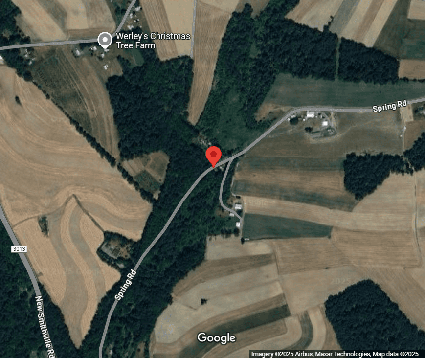 3700 block of Spring Road in Weisenberg Township, Lehigh County.