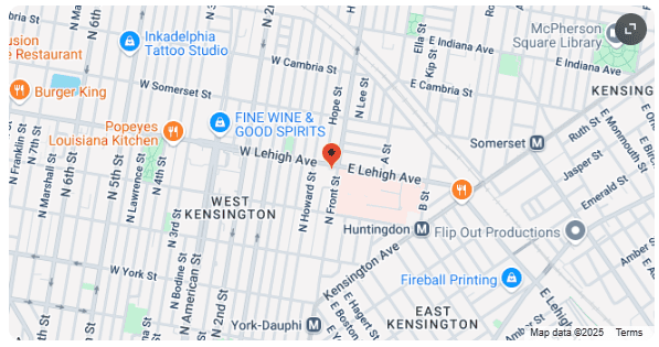 100 blocks of W Lehigh Ave
