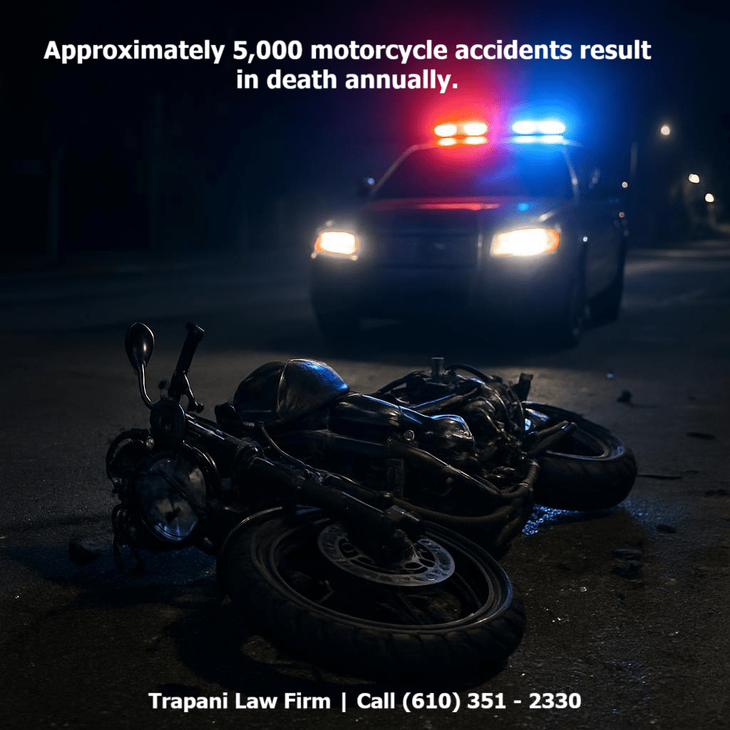 Motorcycle accident lawyer Pennsylvania Trapani Law Firm