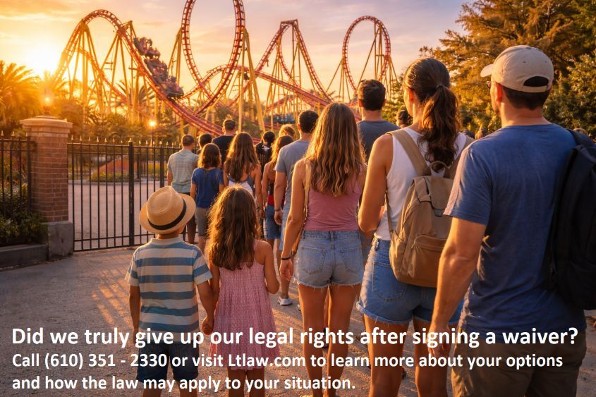 Did we truly give up our legal rights after signing a waiver?