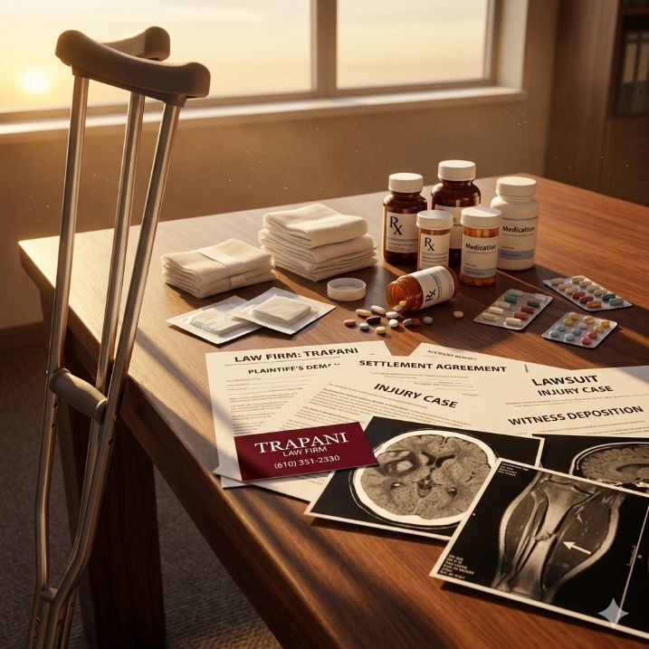 Evidence in an Allentown, PA medical malpractice case.