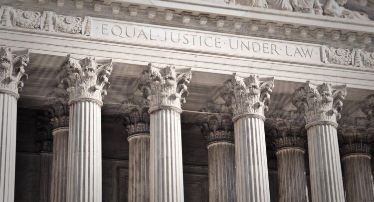 Courthouse where civil rights are upheld